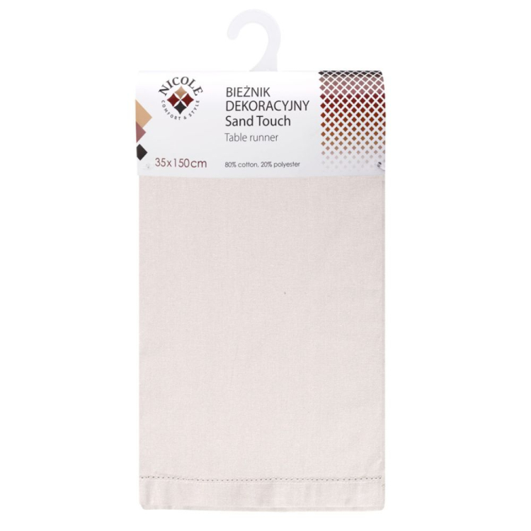 Bieżnik dekoracyjny SAND TOUCH 35x150cm RAVI